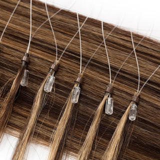 Extension à bille micro links.        Cheveux 💯% Naturel brésilien humain vrai Cheveux Virgin haïr